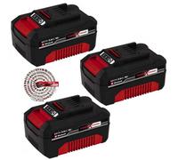 Einhell 3 X 3.0Ah 18V Battery Power X-Change Pxc Rechargeable Dust Resistant Led