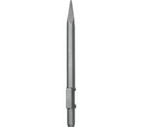 Original Einhell Pointed Chisel 410 mm (Demolition Hammer Accessories, SDS Hex Shank, Pointed Chisel Made of Robust Metal, 410 mm Length)