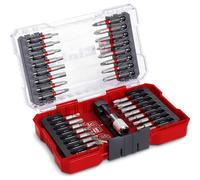 Original Einhell M-CASE 33-piece bit set (for cordless screwdrivers and power drills with 50 mm bits made of S2 steel, quick-change bit holder made of carbon steel incl. storage box)