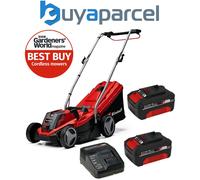 Einhell 33cm Cordless Lawnmower 18V Rotary PXC GE-CM 18/33 Li 2 x 4Ah Batteries
