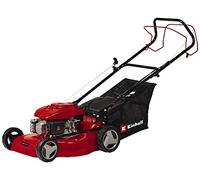 Einhell 3404725 GC-PM 46/4 S Self-Propelled Petrol Lawnmower, 46 cm Cutting Width, 50 L Grass Box, 9 Cutting Height Levels, Easy To Start, Walk-Behind Lawn Mower With 4-Stroke Engine, Red/Black