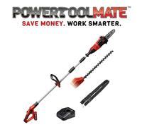 Einhell 3410805 GE-HC 18 18v High Reach Hedge Trimmer & Pruner 3.0ah Battery