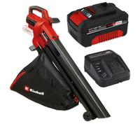Einhell 3433625 Brushless 18V Blower Vacuum Leaf Bag + 4Ah Battery Kit