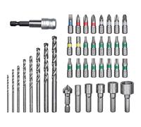 Einhell Universal Drill Bit Set w/ Case for 1/4 Inch Hexagon Socket kwb 39pc