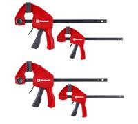 Einhell 4-Piece One-Hand Clamp Set, 100/150 mm
