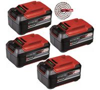 Einhell 4 X 5.2Ah Plus 18V Battery Power X-Change Rechargeable Dust Resistant