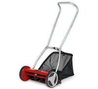Einhell 40Cm Manual Lawnmower Cylinder Hand Mower With 27L Grass Box Silent 13-37mm Cutting Height - Gc-Hm 400