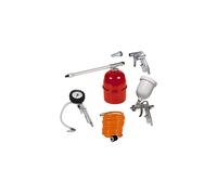 Einhell 4132720 Air Tool Kit Metal Five Piece, Metallic, Red, White