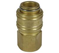 Einhell 4139207 Pneumatic Quick-Fit Connector Brass 1/4" Male Thread