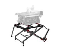 Einhell Saw Stand, Portable, Underframe for Table Saws, Foldable, Carrying Handle, Wheels, Robust Steel Construction E-Stand TSS