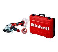 Einhell 4431142 Axxio Cordless Angle Grinder with Einhell 4530049 E M55/40 Power Tool Carry Box, Red, Werkzeugkoffer M