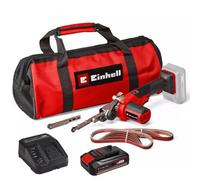 Einhell 4461000 18V Belt File Precision Powerfile Sander + 2.5Ah Battery Kit