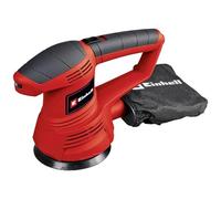 Einhell 4462165 Eccentric Sander TC-RS 38 E (380 W, 12000-26000 1/Minute Oscillating Speed, Velcro Fastening, Integrated Dust Extraction, Including 1 Piece of Sanding Paper), Red