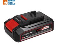 Einhell Power X-Change Battery 18V 2.5Ah Rechargeable Dust Resistant LED Display