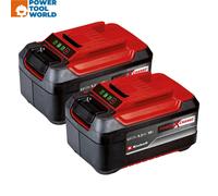 Einhell 18V 5.2Ah Lithium-Ion Battery Twin Pack PXC, 2 x 5.2Ah Batteries | Universally Compatible With All Einhell PXC Power Tools And Garden Machines, Without Charger