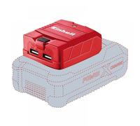 Einhell 45.141.20 TE-CP 18 LI USB-Solo Power X-Change Charger 18 Volt 1-2.1Ah Li-Ion
