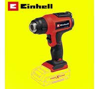 Einhell TE-HA 18 Li Power X-Change 18V Cordless Hot Air Gun | Battery Powered Heat Gun with Accessories for Paint Stripping, Vinyl, Crafts, Resin | Solo - Battery and Charger Not Included