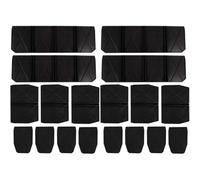 Einhell 4540012 Original System Case (Flexible Plastic Compartments with Foam Insert, E-Case System), Black (Pack of 2)
