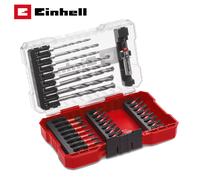 Einhell 33 Piece Hex Shank Screwdriver and Masonry Drill Bit Set in M Case