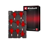 Original Einhell Pad Precision Pliers Set 8 pcs (Precision and Combination Pliers, Needle-, Round and Flat Nose, Side Cutter, Pre-Cutter, E-Case System)