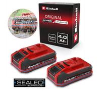 Einhell 4Ah Battery Power X-Change Sealed Plus 18V Pxc Ip57 Dust Water Proof X 2