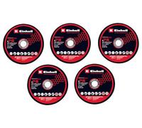 Einhell 5-piece 76mm Cutting Disc Set - Angle Grinder Accessories, Ø 76 mm, Mount 10mm - Suitable For All Suitable Angle Grinders, Including 5x Thin Cutting Discs