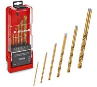 Einhell 6 Piece HSS-G Titanium Coated Drill Bit Set