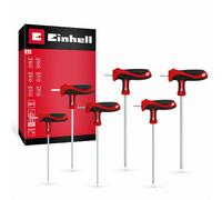 Einhell 6 Piece T Handle Hexagon Allen Key Set