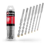 Einhell 7-Piece SDS Plus Hammer Drill Bit Set, 160 mm, Ø 6-14 mm