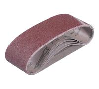 Einhell 75mm x 457mm Sanding Belts 75mm x 457mm Assorted Pack of 6