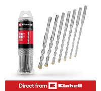 Einhell 7-Piece SDS Plus Hammer Drill Bit Set, 160 mm, Ø 6-14 mm