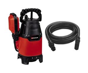 Einhell 9,500 L/hr Electric Submersible Water Pump with 4m Hose - 330W, Float Switch, 10m Long Cord - GC-DP 3325 Waste/Dirty/Clean Water Pump to Drain Floods, Empty Hot Tubs and Pools
