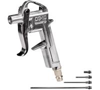 Original Einhell Blow Gun with 4 Nozzles (Compressor Accessories, 5 Piece Set, for 2-8 Bar, Includes 4 Nozzles: 20, 50, 95 and 220 mm)