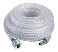 Original Einhell Fabric hose 15 m (compressor accessories, 15 m length, inner diameter 6 mm, R 1/4 internal thread, made of PVC fabric, max. working pressure 15 bar, suitable for all standard compressors)