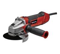 Einhell Angle Grinder TE-AG 125/1010 CE Q (1010 Watt, Quick Release Nut, Electric Speed Adjustment, Flat Metal Gear Head, Disc Protection, Without Cutting Disc)