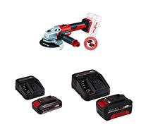 Einhell Axxio Power X-Change Cordless Angle Grinder with Original Einhell 18V 2.5Ah Starter Kit Power X-Change with Einhell Power X-Change Starter kit Battery with a Charger