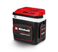 Einhell Battery-Powered Cool Box TE-COL 18/27 Li-Solo Power X-Change (18 V, 27 litres, for Cooling and Keeping Warm, Hybrid 12 V for Car, 230 V Power Connection, incl. Pockets, Without Battery)