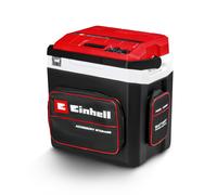 Einhell Battery-Powered Cool Box TE-COL 18/27 Li-Solo Power X-Change (18 V, 27 litres, for Cooling and Keeping Warm, Hybrid 12 V for Car, 230 V Power