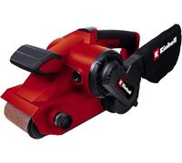 Einhell TC_BS 8038 TC-BC 8038 E Belt Sander | Strip Sander With Tool-Free Belt Change, Auxiliary Handle | 800W Band Sander With Dust Collector Including 1x P80 Grinding / Sanding Belt, Red