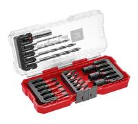 Einhell Bit Set 18-Piece 1/4" Robust Manganese-Phosphated Steel