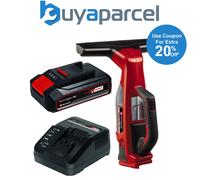 Einhell BRILLIANTO 18v Cordless Window Cleaner Vacuum Power X-Change +2.5AH Kit