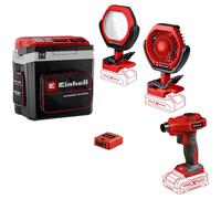 Einhell CAMPER 18v Cordless Cool Box and Warmer with Camping Accessory Kit No Batteries No Charger