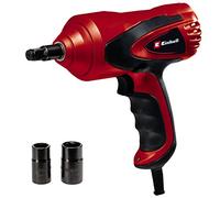 Einhell Car Impact Wrench CC-HS 12/2 (12 V, Max. 350 Nm Torque, Integrated Spirit Level, LED Light, Includes 2 Sockets with 17/19 & 21/23 mm)
