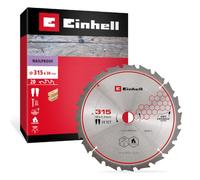 Einhell Circular Saw Blade, Nail-Proof, Ø 315 x 30 mm, 20T | Nail-Resistant | FWF Tooth Geometry | Anti-Kickback | Carbide Teeth | Thermal Slots | For Table Saws