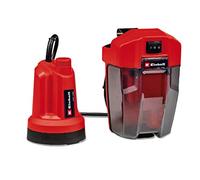 Einhell Power X-Change 18V Clean Water Pump | Submersible Pump for Emptying Pools and Hot Tubs, Flat Suction Up to 1 mm, 4500 l/h, 0.8 Bar | GE-SP 18 LL Li Solo - Battery and Charger Not Included