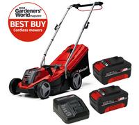 Einhell Cordless 18V Lawnmower 33Cm Cut Brushles Power X Change + 2X 4Ah Battery