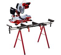 Einhell Cordless 18V Mitre Saw 210mm Power X-Change Te-Ms 18/210 Li + Leg Stand