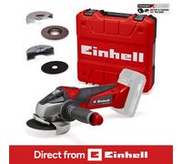 Einhell Cordless Angle Grinder 115mm 18V With Case Discs TE-AG 18/115 BODY ONLY