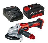 Einhell Cordless Brushless Angle Grinder 115mm Axxio Power 18V+4Ah Battery Kit Axxio Te-Ag 18/115 Li Bl
