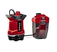 Einhell Power X-Change 18V Cordless Clean/Dirty Water Pump - 7500 l/h, Battery Powered Submersible Pump to Drain Floods, Empty Hot Tubs and Pools - GE-DP 18/25 Li Solo (Battery Not Included)